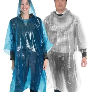 批发一次性雨披口袋雨衣男女通用雨衣