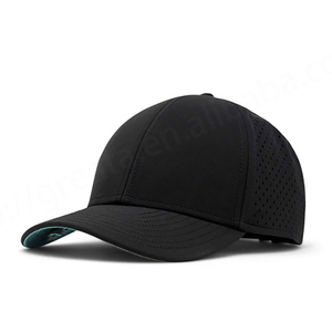 Alta calidad personalizado 6 paneles 100% poliéster transpirable Logo sublimación impresión impermeable corte láser agujero perforado gorra de béisbol - Product Image 2