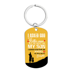 Cadeaux de fille inspirants de maman <span class=keywords><strong>à</strong></span> ma fille <span class=keywords><strong>porte</strong></span>-clés Love Mom <span class=keywords><strong>à</strong></span> ma fille <span class=keywords><strong>porte</strong></span>-clés de maman et papa - Product Image 5