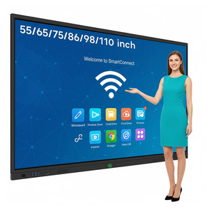 128GB Storage Free Educational Software Display 86/98" Interactive Flat Panel Electronic Whiteboard Interactief Whiteboard - Product Image 1