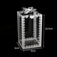 Boîte d'emballage transparente en PVC, boîte à bonbons en PET imprimé transparent, boîte d'emballage transparente pour chocolat