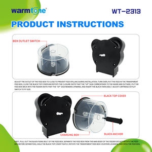 WARMTONE 24 시간 지능형 USB 자동 어항 피더 귀여운 디자인 조작하기 쉬운 수족관 및 액세서리 - Product Image 5