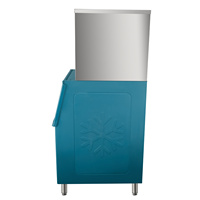 Machine à glaçons commerciale automatique en acier inoxydable pour restaurants, bars et salons de thé