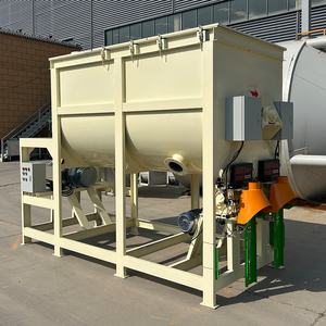 Miscelatore e Confezionatrice Automatica per Stucco, Miscelatore Orizzontale a Nastro per la Miscelazione di Polveri Secche e la Produzione di Sacchi - Product Image 4