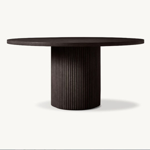 American Solid Wood Dining Room Furniture Round Table Dining Chair Set Can <b>Be</b> Customized Furniture Factory Direct Sales - Product Image 6