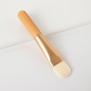 Pinceau applicateur de masque doux à manche en bois, portable, vente en gros, outil de maquillage beauté - Product Image 3