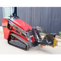 Hochleistungs-Kompakt lader HAVTEK Vielseitiger Dumper Mini-Kompaktlader-Raupen ketten, effizient für die Garten industrie