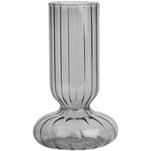 ガラスアレンジメントリビングルームフラワーアレンジメントセンススカンジナビアフラワーミニインデスクトップクリアストライプガラス花瓶