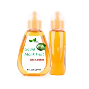 100% Gluten-Free organic sweetener Liquid Monk Fruit syrup, monk fruit liquid