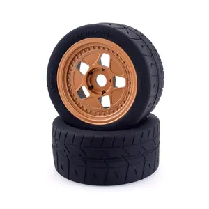 Roues de pneus en caoutchouc, pièces de rechange pour voiture <span class=keywords><strong>ZD</strong></span> Racing 1/7 <span class=keywords><strong>EX</strong></span>-<span class=keywords><strong>07</strong></span> RC, 2 pièces - Product Image 3