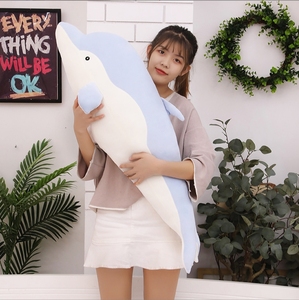 Bambola bambola di delfino che dorme <span class=keywords><strong>a</strong></span> letto bambola di peluche del mondo del mare regalo del bambino - Product Image 4