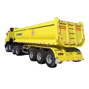 Camion à benne basculante en parfait état, capacité de la benne arrière, boîte de transport de sable, remorque semi-remorque en acier 12R22.5, benne arrière basculante - Product Image 2