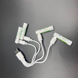 AA充電式バッテリー: 1.5V USBバッテリー、リチウムイオン充電式2000mWhリチウムイオンバッテリー - Product Image 2