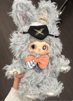 Stock 100% Authentique 6 Pièces/Boîte Maymei Série Forêt Noire Mignons Poupées PVC Peluche Porte-clés Échelle 1/12 Boîte Mystère Décorative à Suspendre