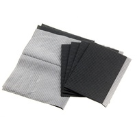 PB017 ZOGEAR Bavoirs dentaires jetables pour patients, 2 couches de papier + 1 couche de polypropylène, imperméables