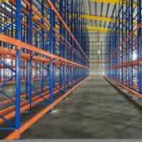 Étagères de stockage d'entrepôt en acier industriel personnalisées, rayonnages à palettes robustes