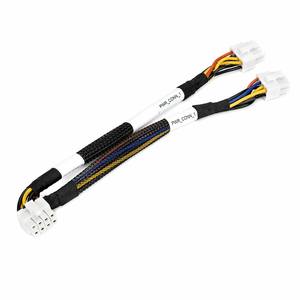 Câble répartiteur d'alimentation 8 broches femelle vers double 4 broches mâle, gaine tressée ATX12V pour alimentation modulaire, carte mère Legacy PC OEM - Product Image 1