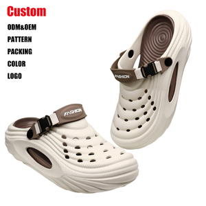 Sabots unisexes en EVA, ajourés et ventilés, style minimaliste, à bride arrière, couleur unie, antidérapants, confortables, <span class=keywords><strong>pour</strong></span> le jardin - Product Image 1
