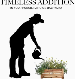 Cao cấp hình chữ nhật bằng gỗ lớn lên vườn giường <span class=keywords><strong>planter</strong></span> hộp bền thân thiện với môi ngoài trời trang trí nội thất chậu khay - Product Image 6