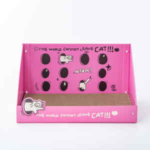 Planche à gratter pour chat en carton ondulé haute densité personnalisée en gros, durable, carrée, arbre à chat pour dormir et jouer, caractéristiques du carton - Product Image 2