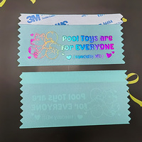 Rubans personnalisés OEM/ODM 3D arc-en-ciel à estampage à chaud, empilables, pour badges, rubans autocollants pour expositions, rubans en satin imprimés