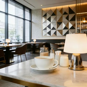 Ceramic Coffee <b>Cup</b> <b>Set</b> Pure White Solid Color Home Office Tableware 12383 Chaozhou Origin - Product Image 3