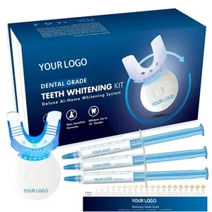 Vente en gros kit de nettoyage bon marché dispositifs de blanchiment sans fil à la maison kits de blanchiment des dents pour les dents de marque privée