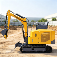 Mini-excavatrice sur chenilles de 3,5 tonnes et 2 tonnes avec moteur Kubota EPA Euro 5, machine compacte pour la construction agricole, livraison gratuite