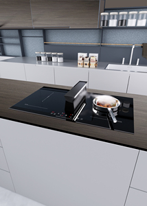 Table de cuisson à induction 4 plaques de 90cm avec ventilation ascendante et descendante - Product Image 3