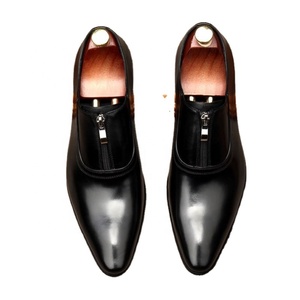 Nouvelles Chaussures Oxford en Cuir Véritable Style Anglais à Lacets avec Trois Boucles Connectées, Semelle Extérieure en Caoutchouc Antidérapante pour Mariages d'Automne - Product Image 1
