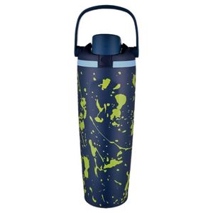 Bouteille isotherme portable 30 oz en acier inoxydable 304, grande capacité, double compartiment pour boissons, avec couvercle imprimé UV, écologique, pour le sport - Product Image 1