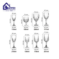 Verres à vin vintage gravés en diamant, motif d'usine, 330 ml, pas chers, brésiliens, rouges et bleus, avec pulvérisation et gaufrage, gobelets à vin colorés