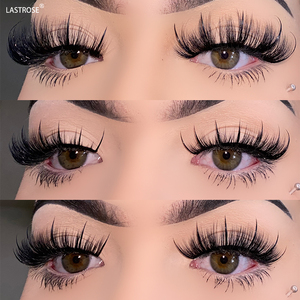 Wispy Volume Wet Spike Russian <strong>Strip</strong> <strong>Lashes</strong> <strong>That</strong> <strong>Look</strong> <strong>Like</strong> Eyelash <strong>Extensions</strong> Soft Vegan Faux 3D Mink Eyelash Vendor Bulk <strong>Lash</strong> - Product Image 1