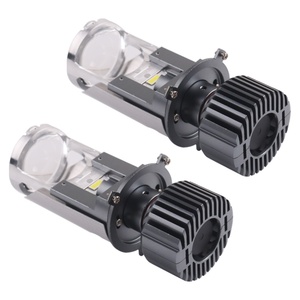 Sanvi New <b>H4</b> LED Mini Projector Lens Headlight Bulbs Automobile Led Light Bulb 6000k Focused Light Plug Play Car LED Lights Lamp - Product Image 4