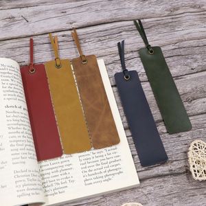 Custom PU Leather Book Page Marker <b>Retro</b> Bookmark Book Clip Promotion <b>Gift</b> for Customer - Product Image 3