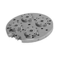 Plateforme de positionnement pneumatique ronde robuste à point zéro pour fixations CNC, centres d'usinage CNC 5 axes