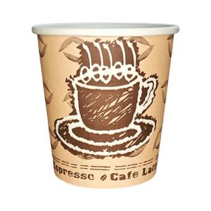 Gobelets en papier jetables biodégradables à paroi simple pour boissons chaudes, 6 oz, écologiques - Product Image 5