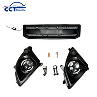 Pour Prado 03-09 FJ120 OLIVER Kit de calandre rétro LC120 Calandre modifiée avec éclairage