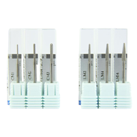 Fraise à carbure de tungstène HP de précision pour laboratoire dentaire, fraise de finition pour résine acrylique, plâtre, métal, modèle, meulage, technicien dentaire