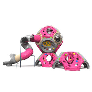 Parcs commerciaux, labyrinthe pour enfants, aire de jeux pour enfants, jeux <span class=keywords><strong>d</strong></span>'<span class=keywords><strong>escalade</strong></span> en <span class=keywords><strong>d</strong></span>ôme extérieur <span class=keywords><strong>avec</strong></span> <span class=keywords><strong>toboggan</strong></span> à tube - Product Image 4