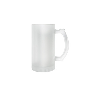 Taza de Vidrio Esmerilado para Sublimación de 20 oz con Asa, Vaso para Cerveza, Taza Portátil - Product Image 5