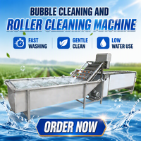 Groenteverwerkingsmachine voor commercieel horeca-gebruik Multifunctionele wasmachine met motorpomp voor het wassen van wortelen, fruit, maïs