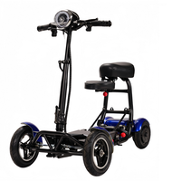 Trottinette électrique pliable compacte et légère à 4 roues, puissante, longue portée, double moteur, capacité de charge amovible de 120 kg