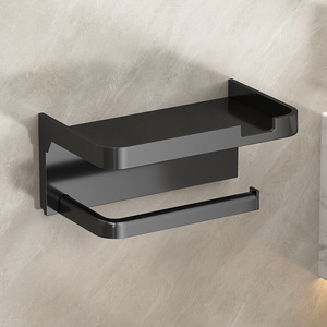 Support mural minimaliste pour <span class=keywords><strong>papier</strong></span> <span class=keywords><strong>toilette</strong></span> et porte-serviettes en plastique, idéal pour la maison - Vente transfrontalière à succès - Product Image 3