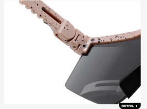 Lunettes de soleil tendance à la mode, grandes lunettes sans monture, pour jeunes filles et garçons, lunettes de soleil pour enfants avec logo - Product Image 5