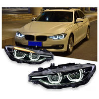 Phares HETOP F30 2013-2016, phares Angel Eye modifiés, lentille laser pour Série 3, mise à niveau LED DRL, style Ikon pour BMW