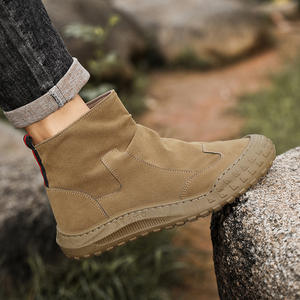 Zapatos de Trabajo Seguros para Hombre, con Cierre de Calcetín, Antideslizantes, Acolchados, Tejidos, Transpirables, Casuales y Versátiles, Venta al Por Mayor de Fábrica - Product Image 3