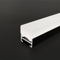 En gros W18 * h20mm Aluminium LED Profil Silicone Diffuseur Canal Anodisé Surface T5 Temper pour Salle De Bains Miroir Cabinet Lumières