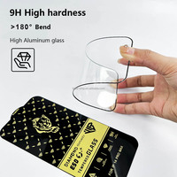 Protección a granel Anti Polvo Teléfono móvil completo Protector antiestático Protector de pantalla de vidrio templado para película de teléfono celular Xiaomi