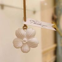 Tablettes d'aromathérapie en céramique solides à suspendre avec éclairage d'ambiance pour la décoration de la maison et de la voiture, parfum à évaporation naturelle